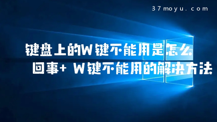 键盘上的W键不能用是怎