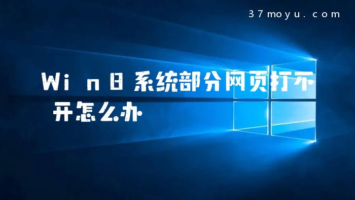 Win8系统部分网页打不开
