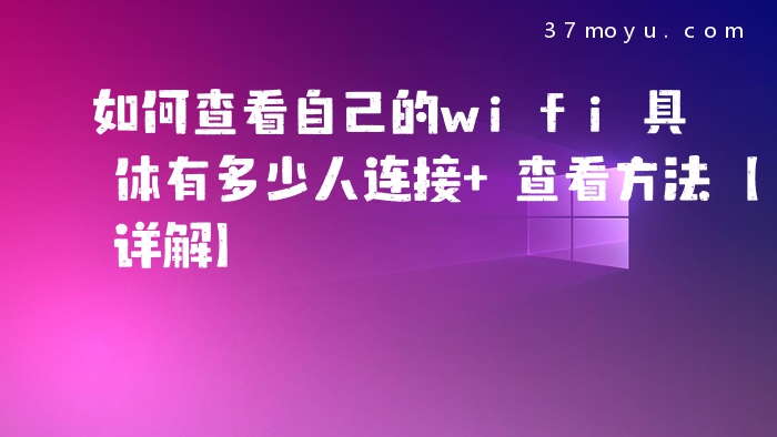 如何查看自己的wifi具体