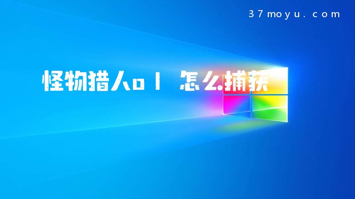 怪物猎人ol怎么捕获
