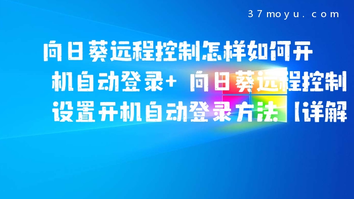 向日葵远程控制怎样如何