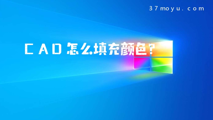 CAD怎么填充颜色？