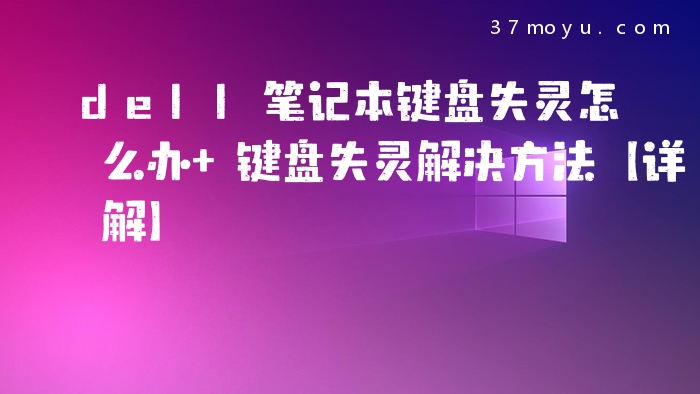 dell笔记本键盘失灵怎么