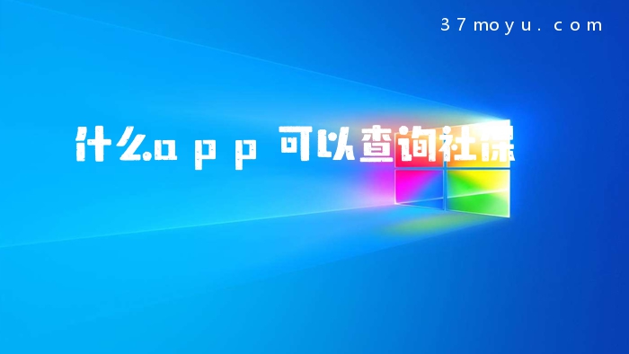 什么app可以查询社保