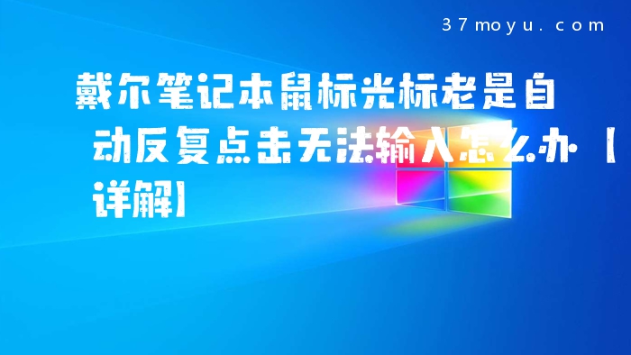 戴尔笔记本鼠标光标老是
