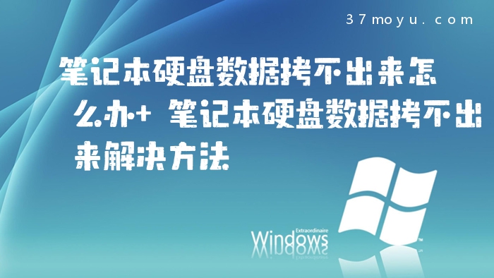 笔记本硬盘数据拷不出来