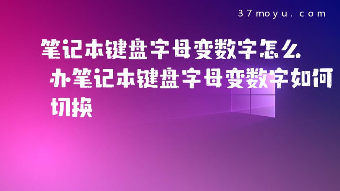 笔记本键盘字母变数字怎