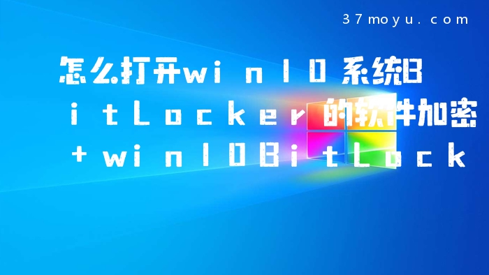 怎么打开win10系统BitLo