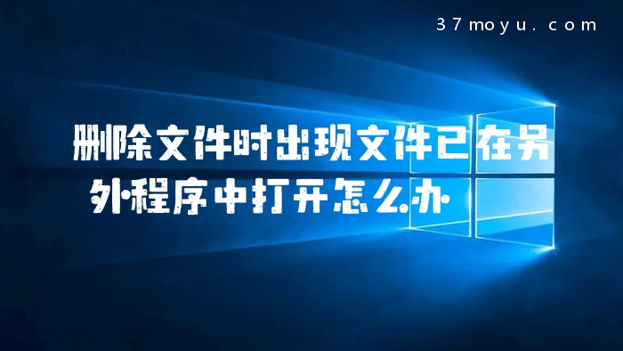 删除文件时出现文件已在