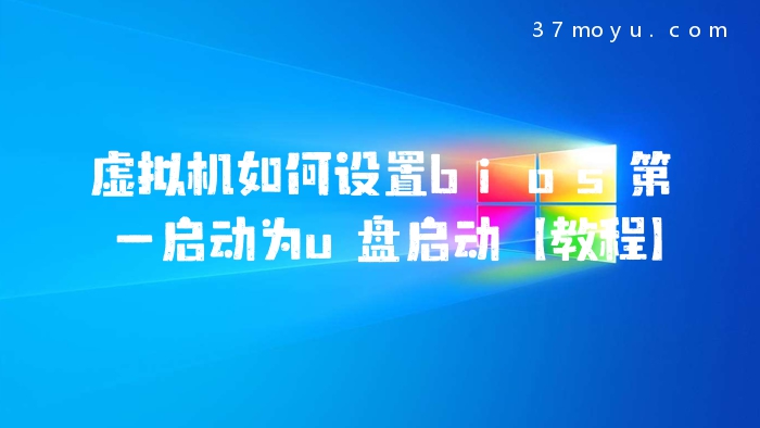 虚拟机如何设置bios第一启动为u盘启动【教程】